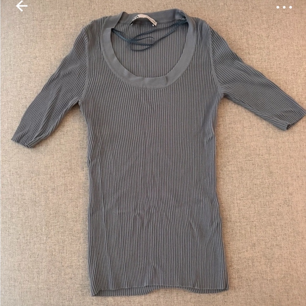 Zara Blue sleeve knit